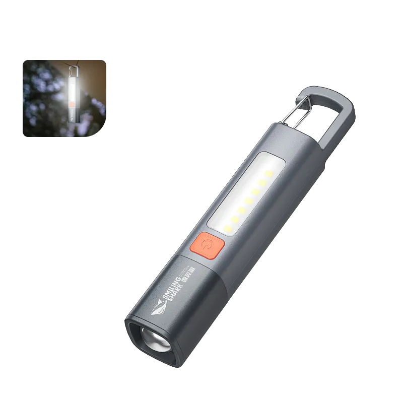 Smiling Shark Light SD1023 LED Multifunctionaal Flashlight with Hook